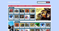 Desktop Screenshot of juegosdemotosgratis.org